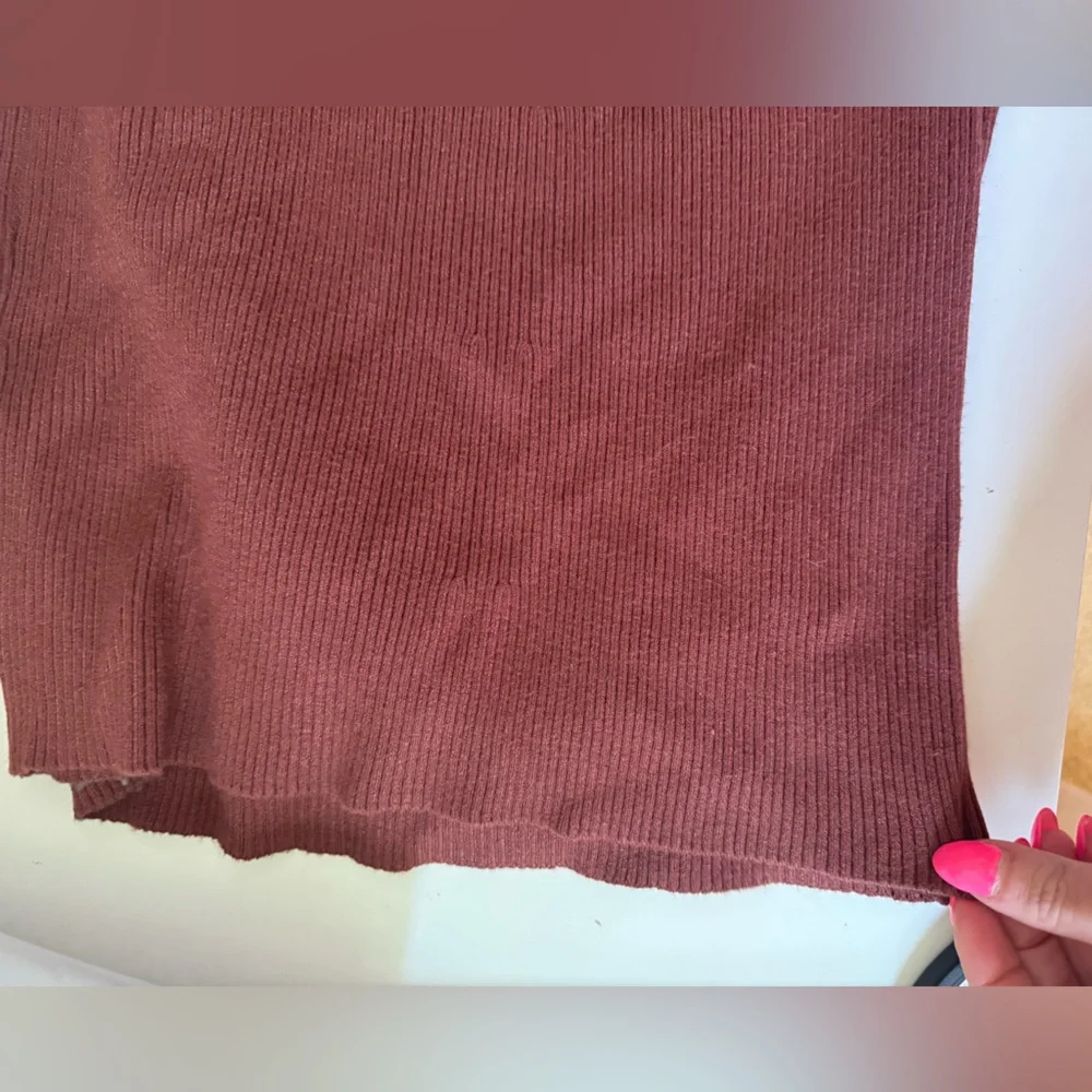 Free People Emilie Sweater Wide Leg Pants Medium In Rust - Picture 13 of 16